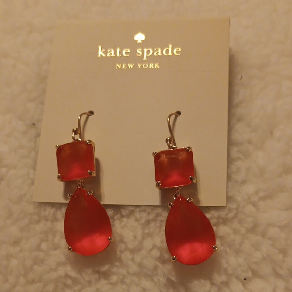 Kate Spade Pink Dangle Earrings